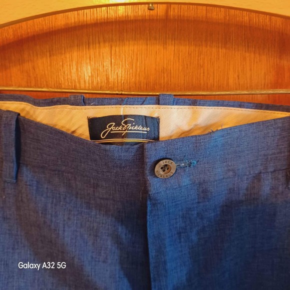 Jack Nicklaus Very Blue Golf Shorts Size 38 - Picture 3 of 3